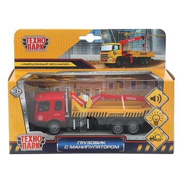 Машина металл свет-звук АВТОМАНИПУЛЯТОР 15,5 см, подв эл 400851