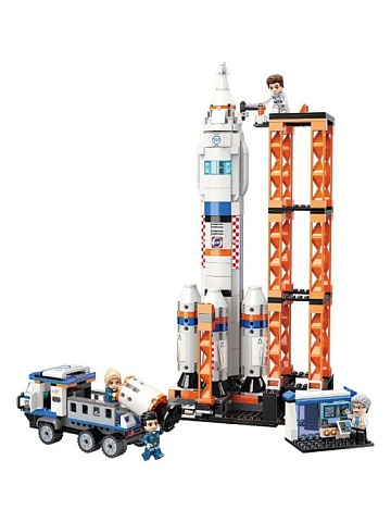 КОНСТРУКТОР 1140 MineCity Qman Spaceport 632дет 