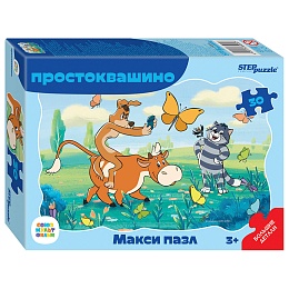 Контурный макси пазл 30 