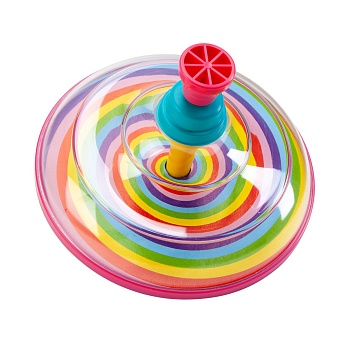 Юла большая прозрачная с музыкой 01976