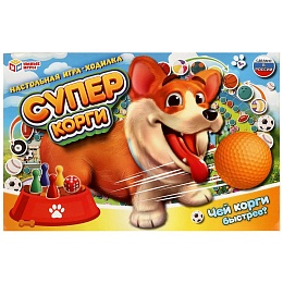 Настольная игра-ходилка «Супер корги. Чей корги быстрее?» 356497