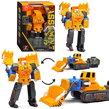 Робот трансформирующийся в грейдер, в коробке 908-5D