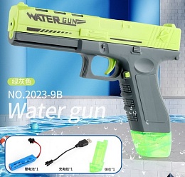 Водный пистолет с аккумулятором 22см в коробке 2023-9B