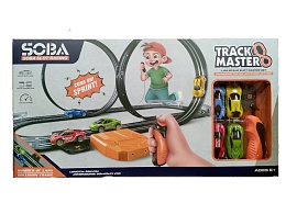 Автотрек 394см с 4 машинками 1:64 A64-4B