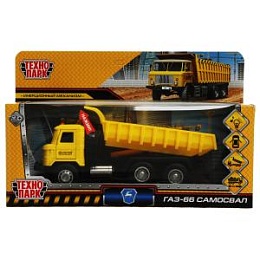 Машина металл свет-звук ГАЗ - 66 САМОСВАЛ 18 см, двер, подв.дет., инер 339295