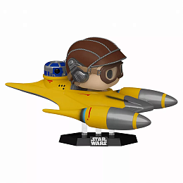 Фигурка Funko POP! Rides Bobble Star Wars Anakin Skywalker in Naboo Starfighter (Exc) (677) 70132 (10013160/090424/5019668/1, Вьетнам)