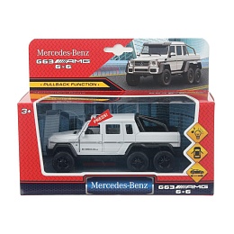 Модель металл свет-звук MERCEDES-BENZ g63 amg6х6 дв, инер., багаж. 14см 400925