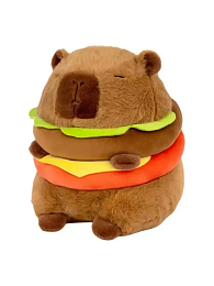 Мягкая игрушка Капибургер 30 см