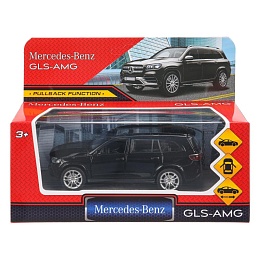 Машина металл MERCEDES-BENZ gls class amg 12см, дв,баг,ин,черный 396480