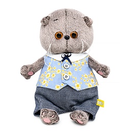 Басик BABY в жилете в цветочек и брючках BB-151